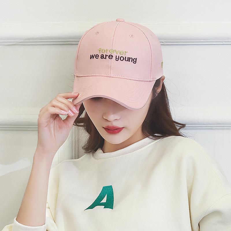 Spring and Autumn Trendy Letter Baseball Caps, Men and Women Couple Sandwich Sun Hats, Casual Baseball Caps