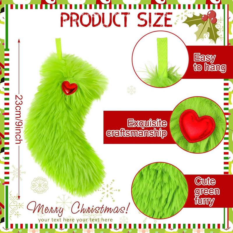 Stocking For Christmas Festival Home Decor Christmas Stocking Decorations For Party Fireplace Mantel Classroom School Bedroom