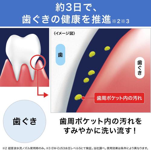 Panasonic Oral Irrigator Jet Washer Dolts Cordless White EW-DJ54-W