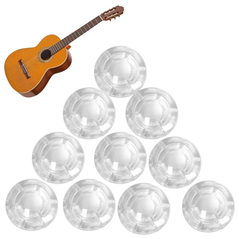10Pcs Electric Guitar Effect Foot Nail Caps Plastic Footswitch Knobs Pedal Protections Caps Guitar Footswitch Knobs Set