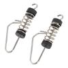 10PCS Boat Flag Clips Stainless Steel for Halyards Outrigger Lines Antennas Stern Lights Flagpole