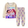 Children's Fashion Suit Skirt Round Neck Long Sleeve Top Pants