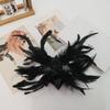Cosplay Halloween Eye Mask Large Horn Gothic Mask Halloween Feather Masks  Halloween Carnival