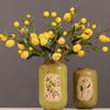 Luxury Artificial Lemon Branch Plastic Elegant Simulation Fruit Tree Handmade Artificial Lemon Fruit Restaurant Hotel
