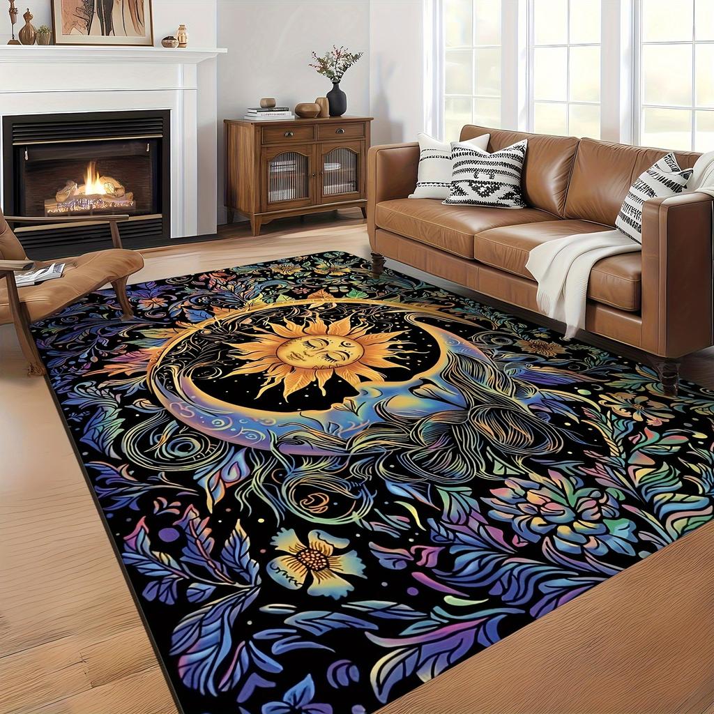 1PC Energy Tree Pattern Kitchen Rugs Non-Slip Home Door Mats Pop design Bathroom Rug Bath Mat Carpet for Home Sink Laundry Decor