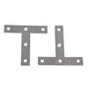 A84X-10 Pcs Angle Plate Corner Brace Flat T Shape Repair Bracket 80Mm X 80Mm