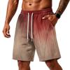 Men's Layer Loose Shorts with Pockets - Gym Training Workout Shorts for Beach, , Running, Casual Everyday Wear
