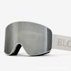 Ski goggles for men and women, adult-sized, with cylindrical lenses, double-layered anti-fog and windproof design, and a clip-on feature for