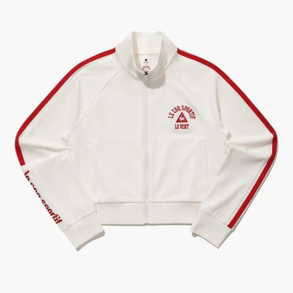 Le Coq Sportif [30  Off] Women S Tracktop Wht   Qq122lft22 WHT white/95 L