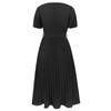 Women's V Neck Short Sleeve Patchwork Cake Dress Casual Dress Commuting Dress