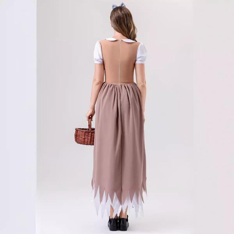 Fairy Tale Snow White Play Costume Snow White Rags Maid Maid Dress Adult