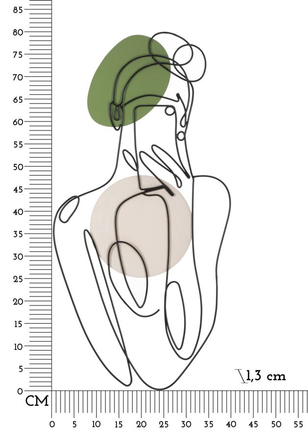 Wall Panel Lady Color 40X1.3X80 Cm