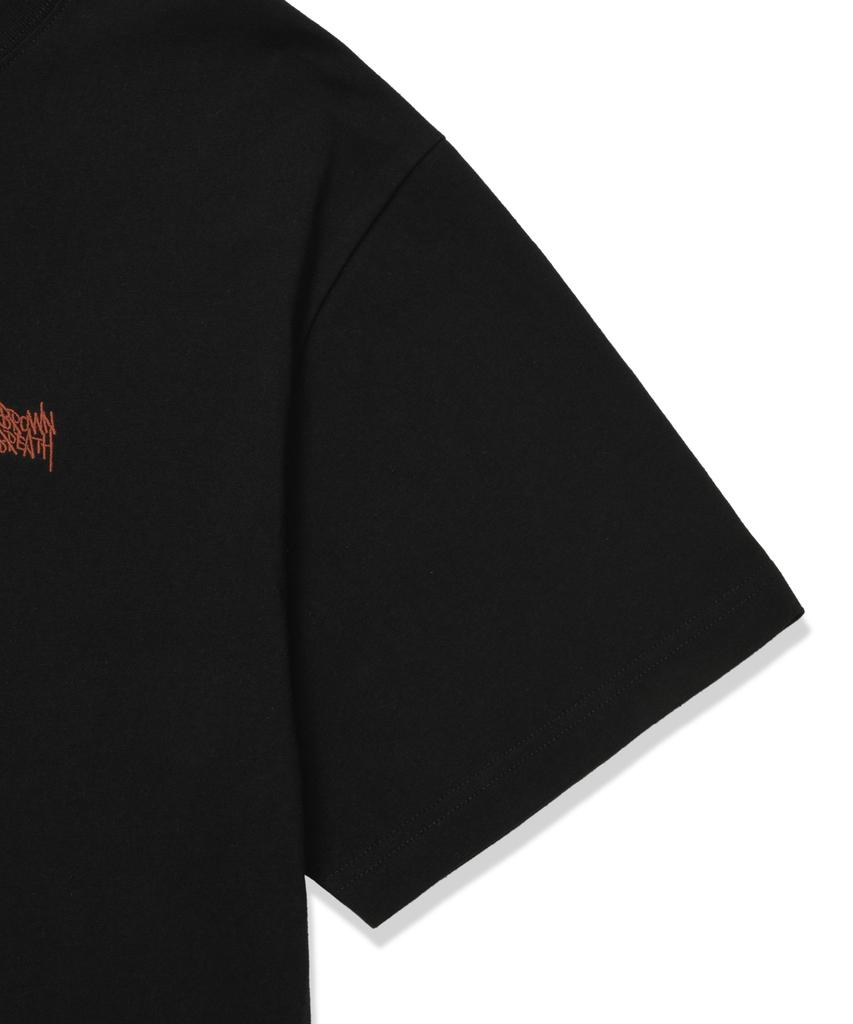 BROWNBREATH Tag Palm Circuit Tee - Black
