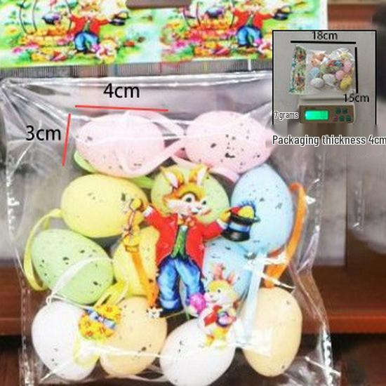 W magazynie: Kolorowe Piankowe Jajka Wielkanocne 3x4cm do Świątecznej Dekoracji