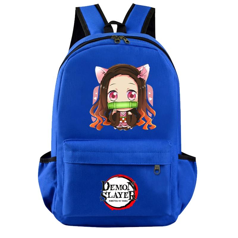 Anime Demon Slayer Backpack for Boy Girl Back To School Bag Large Capacity Backpack Bookbag for Kid Men Women Travel Bag Mochila