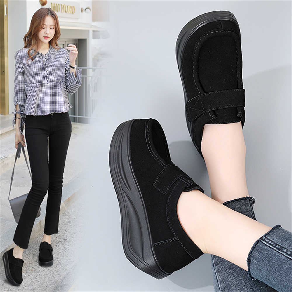 Fashion Size 38 Spring-autumn Women Boots High Heels Womens Platform Shoes Red Big Boots Sneakers Sports Funny Sneakeres Sheos