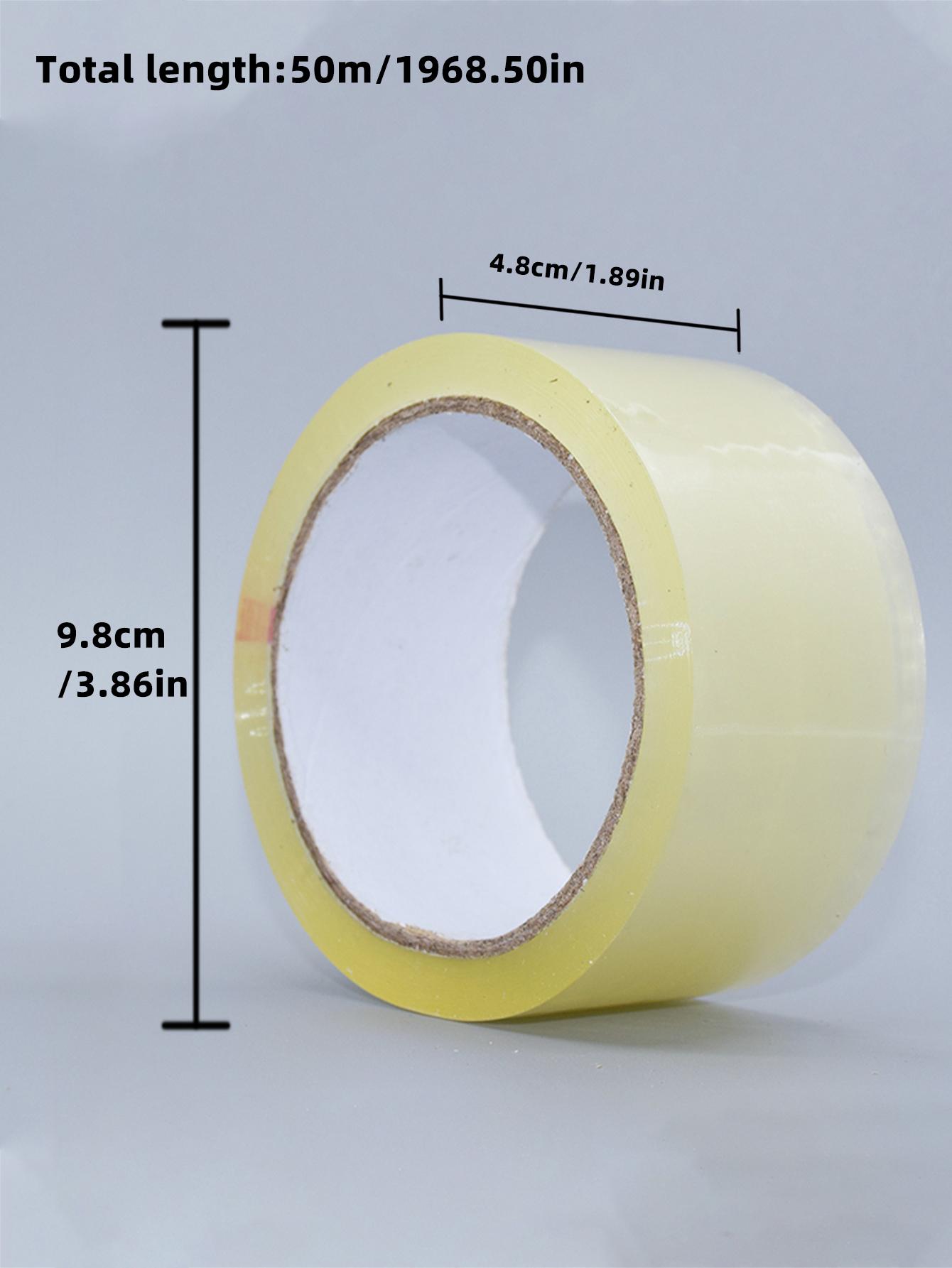 1pc Low Noise Shipping Packing Tape, BOPP Transparent for E-commerce Parcels, Strong Seal & Easy Tear Transparent Tape