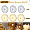 2/4pcs of Magnetic Motion-Sensing Night Lights, USB Charging, Office Lights, Closet Lights, Cabinet Lights, Wine Cabinet Light