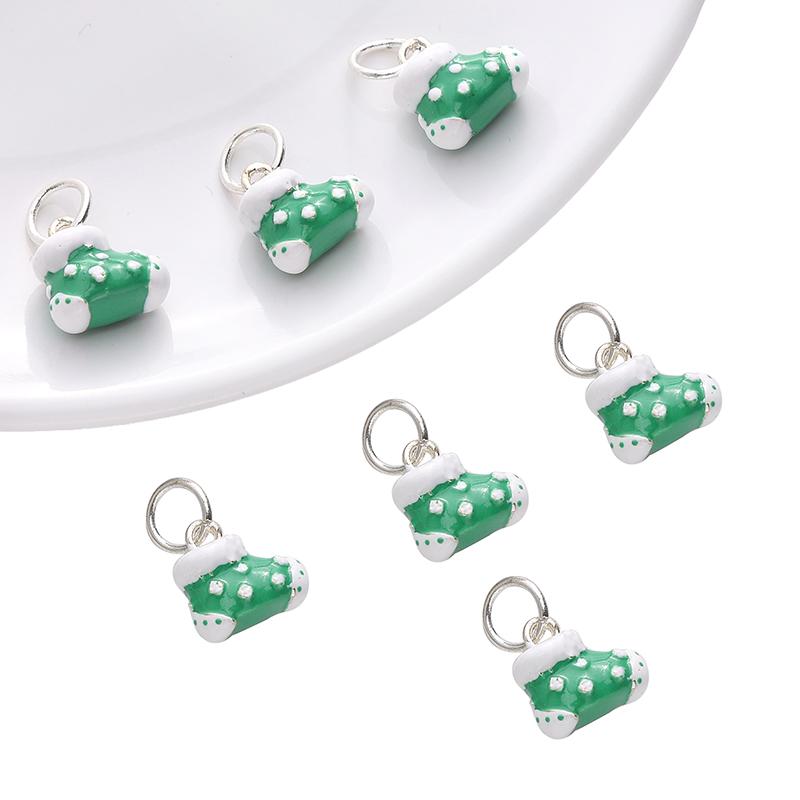 1pc/bag Christmas Series Alloy Pendant DIY Bracelet Necklace Earrings Jewelry Accessories