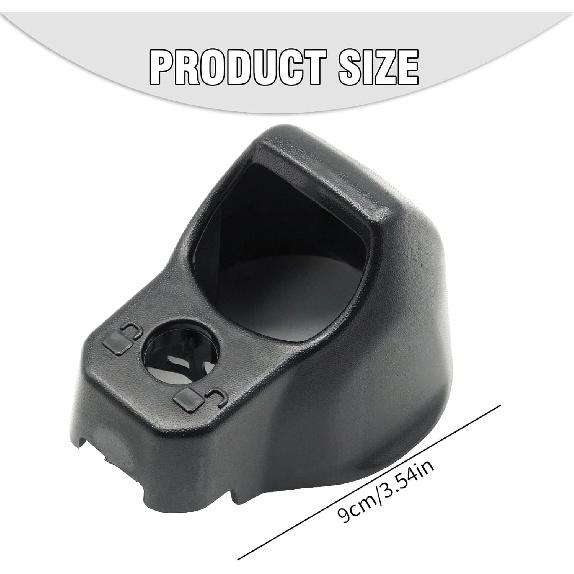 68301879AD Black Rear View Backup Park Assist Camera Bezel Cover Trim, Replacement for Jeep Wrangler 2018 2019 2020 2021 2022, Replaces 68301879AE