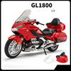 1/9 HONDA Gold Wing GL1800 Alloy Street Motorcycle Model Diecast Metal Leisure Touring Motorcycle Model Sound Light Kid Toy Gift