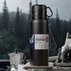 316 Stainless Steel Double-Cover Thermos Cup Large Capacity Insulated Cup  Men Women
