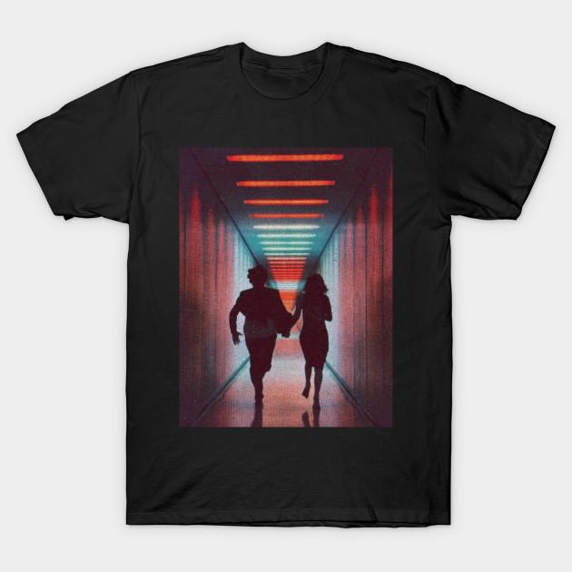 

Men Black Print T-shirt Severance No-Cut Transfer Paper Print Cotton Tshirt 2XL чорний