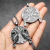 Viking Tree Raven Men Necklaces Stainless Steel Pendant Chain Women Punk Fashion Jewelry New in Accessories Gifts