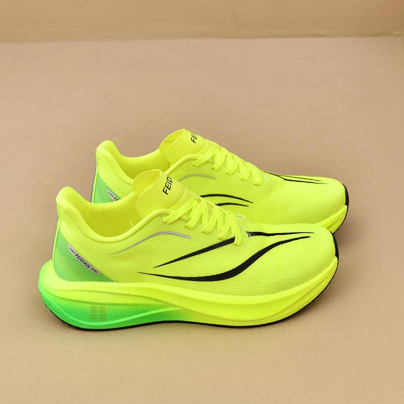 Comfortable Soft-soled Wear-resistant Sports and Leisure Shoes Feidian 5C Running Shoes Men's Professional Racing Shock-absorbing Carbon Board Run