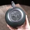 740ml Chinese Tradition Yixing Purple Clay Teapot Handmade Landscape Tea Pot Large Capacity Xishi Kettle Household Tea Set