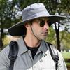Outdoor Solar Fan Hat Neck Coverage Quickly Dry Fabric Hat Adjustable Sun Hat Sweat Absorbing Solar Fan Hat for Outdoor