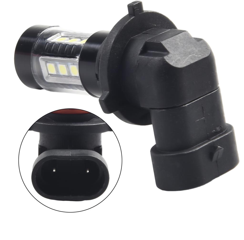 Feu Antibrouillard LED Lampe Antibrouillard Lumière Blanche 1760LM 360 Degrés 50000H 6000K 80W 9140 9145 Alliage d'Aluminium Remplacement H10