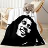 Bob Marley Rasta Blanket Durable Comfort Perfect For Chair Livingroom Sofa Four Seasons Universal Playful Design Birthday Christmas Gift Blanket