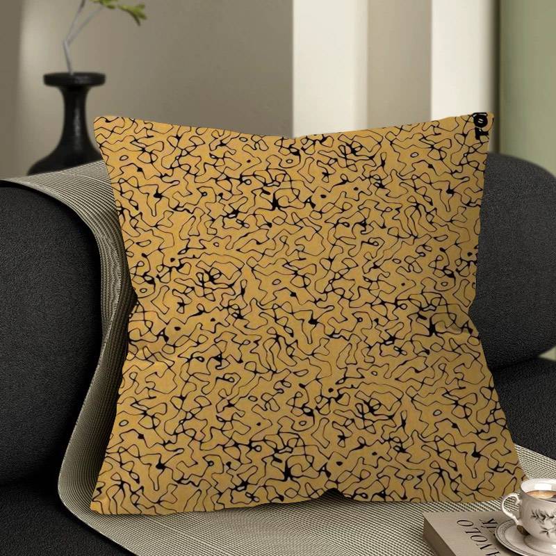 Federe per Cuscini Yayoi Kusama Cartone Animato Divano Decorativo Casa Stampa Double-sided Peluche Corto Carino Copricuscino