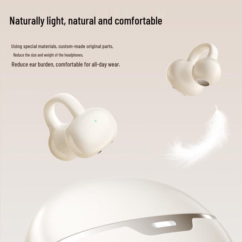 OKSJ Open-Ear Wireless Clip-On Bluetooth Earbuds