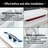 Car Rear Spoiler Mini Wings Small Model Decoration Winglet Stickers For Mercedes Benz W204 W212 W176 GLC CLA GLA E C G M R S