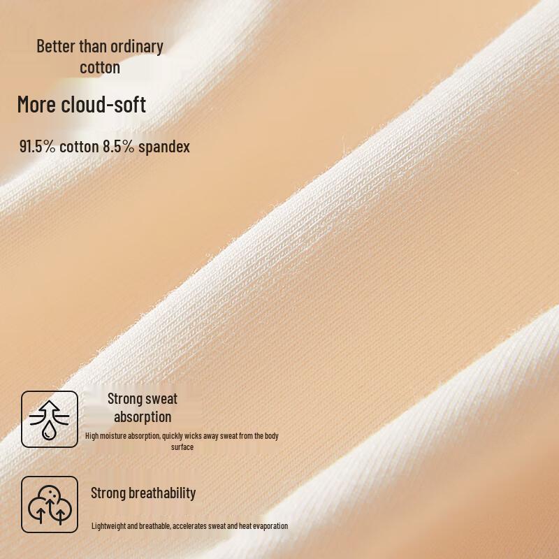 Urban Beauty Women's Seamless Baby Cotton Antibacterial Briefs 3-Pack