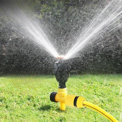 1pc Garden Sprinkler Rotating Lawn Sprinkler for Yard 360-DegreeAutomatic Rotating Head Lrrigation RotarySp Outdoor Plastic