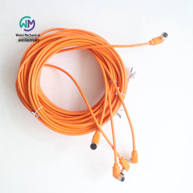 

4-Pin M12 Angled Sensor Plug Cable, 5m