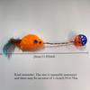 1pc Cat Toys Plush Mouse Cat Teasing Toy Balls Plastic Bells Pets Squeaky Toys Training Pet Interactive Toys Cat Supplies