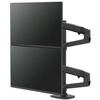 Ergotron Support de table pour écran LX Dual Arm Stacking Tall Desk Mount 2 Écran(s) 38,1 cm (15) - 101,6 cm (40) noi