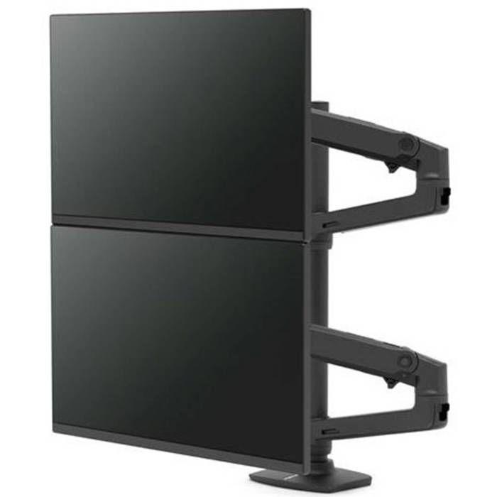 Ergotron Support de table pour écran LX Dual Arm Stacking Tall Desk Mount 2 Écran(s) 38,1 cm (15) - 101,6 cm (40) noi