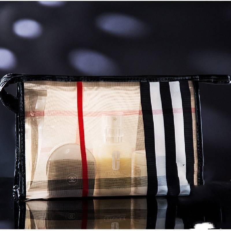 

Сумка для хранения Косметичка Простая Сетчатая Портативная Удобная Практичная Модная 27cm/10.63in