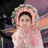 Rutschfestes Blumen-Stirnband für Mädchen, Bequeme, Flexible Haar-Accessoires mit Kunstblumen, Traditionelle Nationale Haarnadel für Hanfu-Party