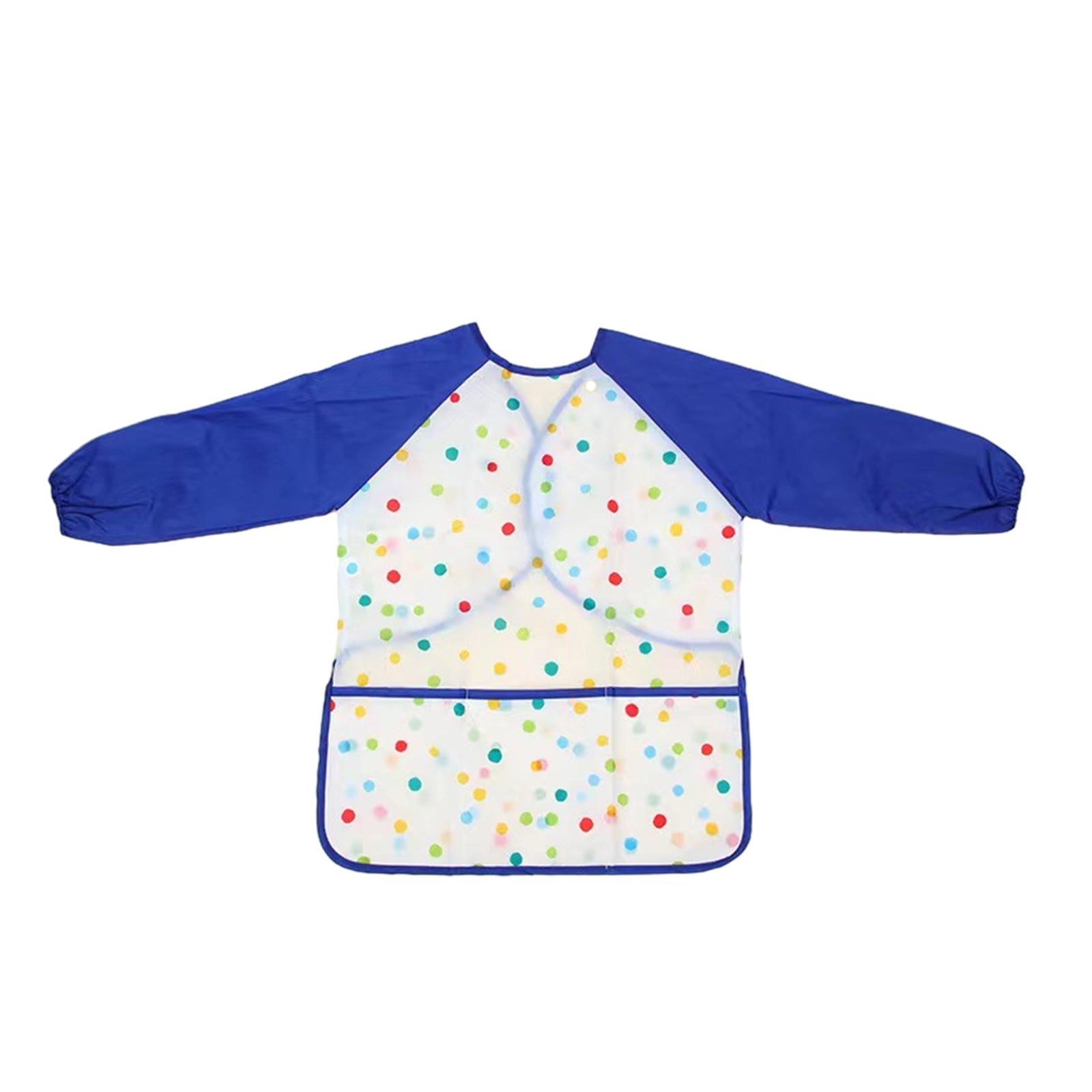 

Детский фартук для рисования, детский халат для рисования, кухня, кулинария, водонепроницаемый, художественные классы рисования для детей 5-8 лет 1