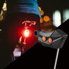 Cycling Tail Light Projection Rechargeable Waterproof Cycling Riding Safety Brake Light For Road Scooter Cycling Commuting