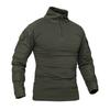 Camicia da combattimento tattica dell'esercito da uomo a maniche lunghe mimetica maglietta militare abbigliamento uniforme da paintball