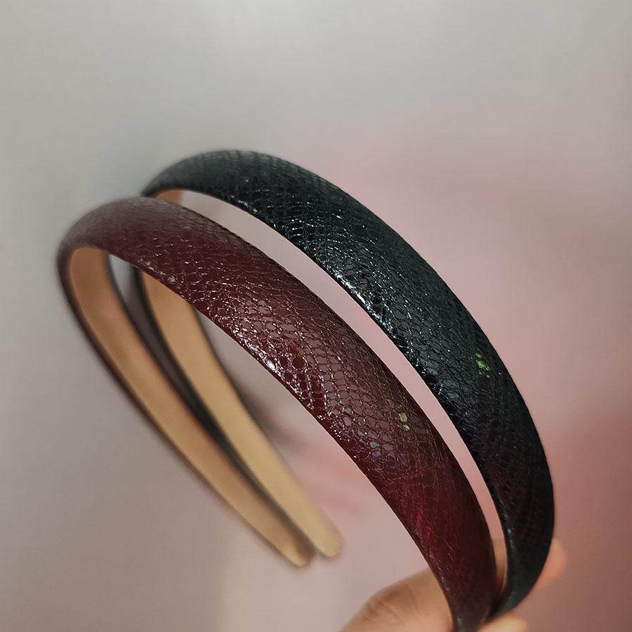 2pc Good Quality PU Headband Minimalist and Versatile Advanced Hair Bands Women Girls Hair Accessories