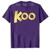 The Roo Kanga | Koo Koo Kangaroo T-Shirt Letters Printed Graphic Tee Tops Music Lover Graphic Outfits Short Sleeve Blouses Gifts