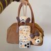 Ins Style Cartoon Coffee Puppy iPhone Case: Drop-Proof, Full Coverage for iPhone 14, 15, 16 Pro, Apple 17